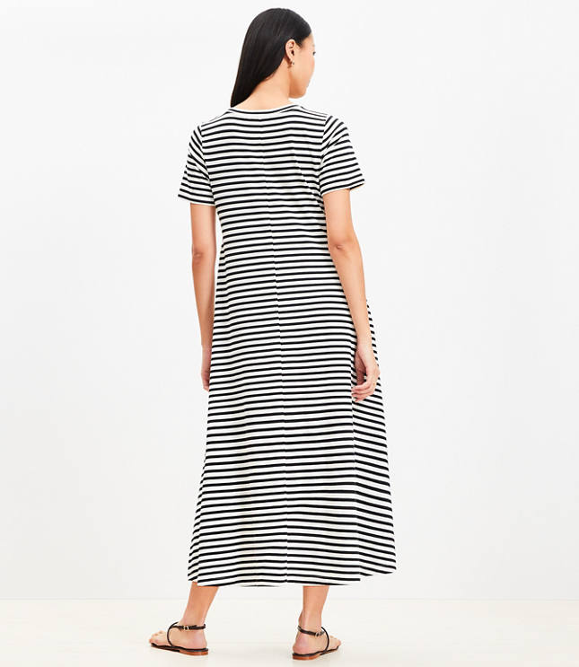 Striped Maxi Tee Dress