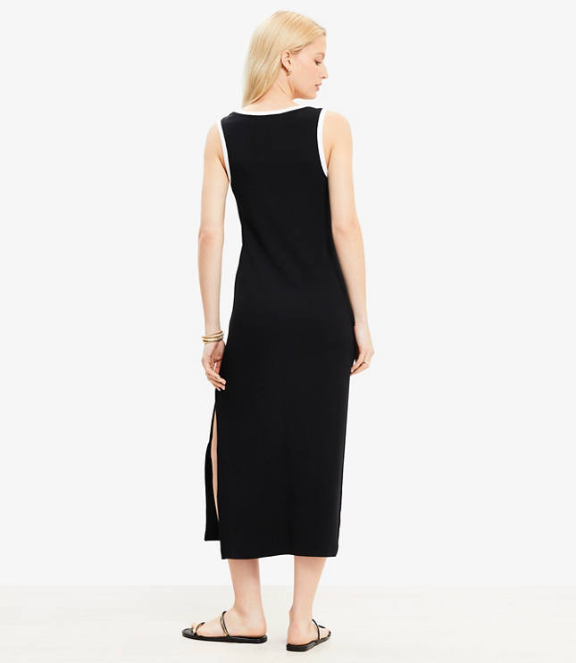 Perfect Ribbed Tank Midi Dress