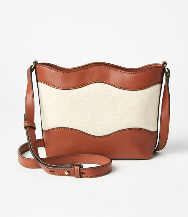 Wave Canvas Crossbody Bag