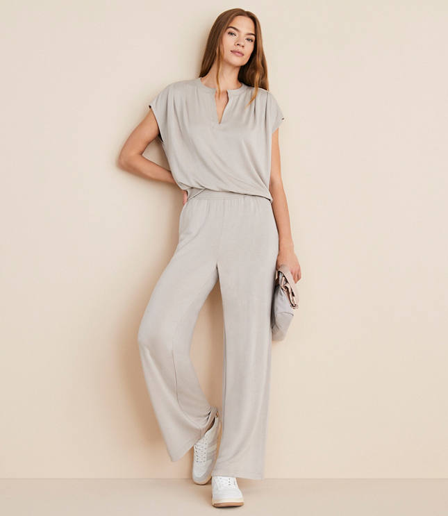 Lou & Grey Signaturesoft Wide Leg Pants