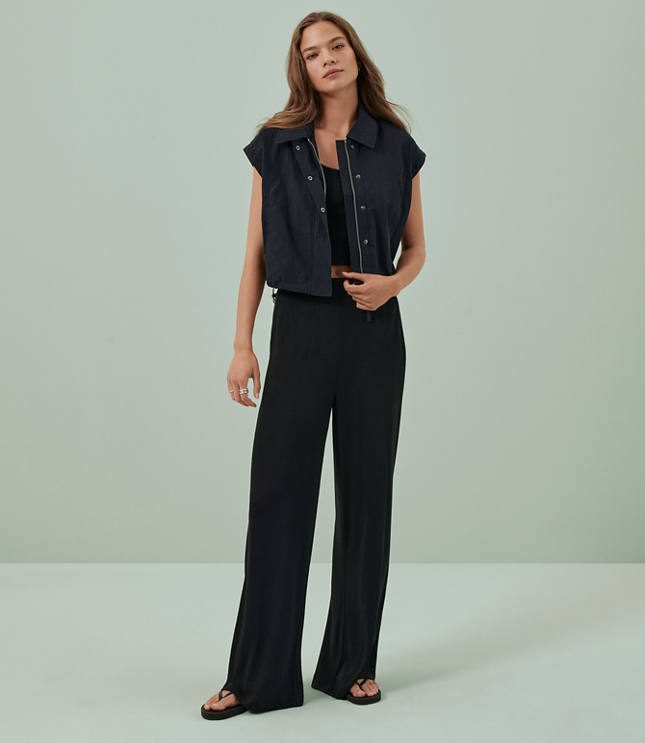Lou & Grey Signaturesoft Wide Leg Pants