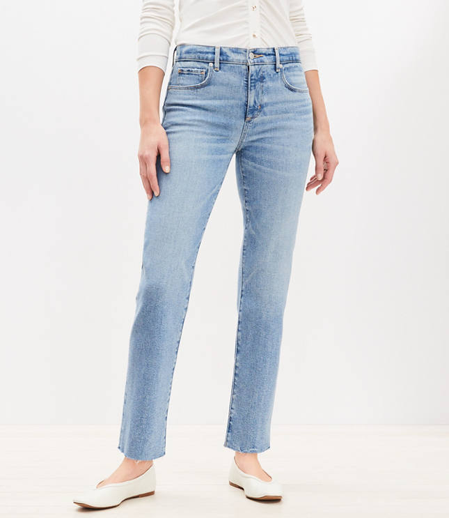 Fresh Cut Mid Rise Slim Jeans Classic Wash