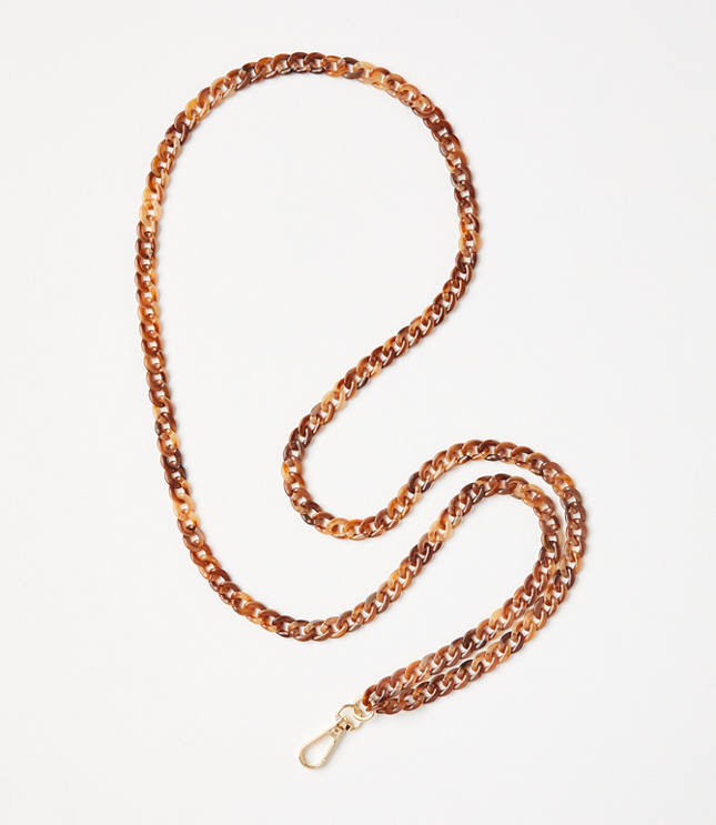 Tortoiseshell Print Phone Lanyard