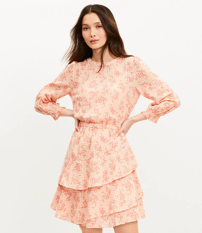 Meadow Tiered Ruffle Mini Dress