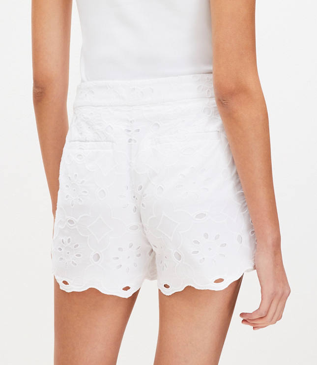 Petite Riviera Shorts Eyelet