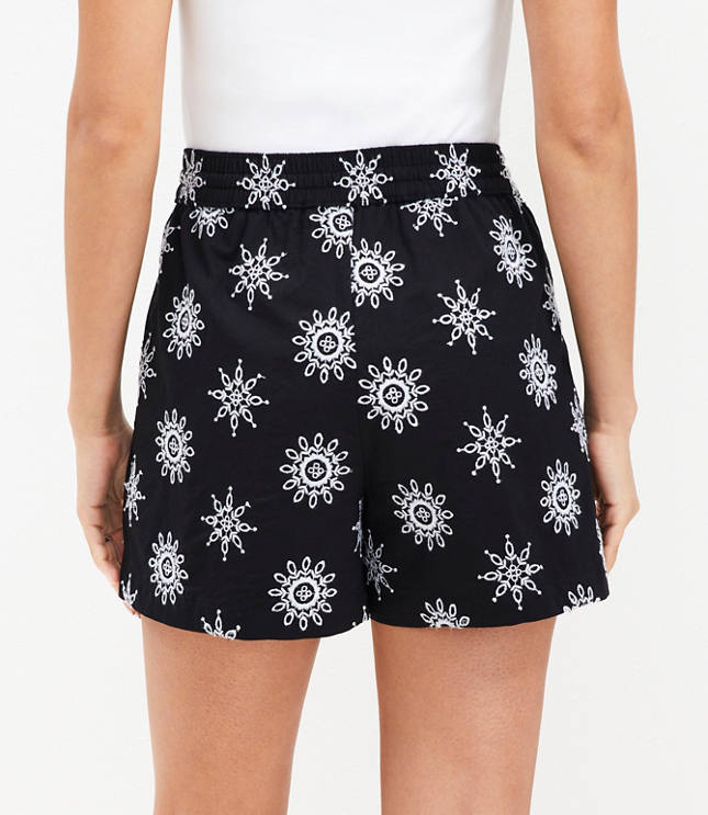 Petite Breezy Shorts Eyelet