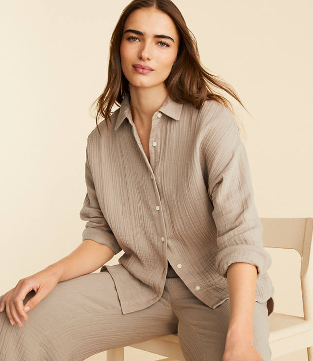 Petite Lou & Grey Triple Cloth Shirt