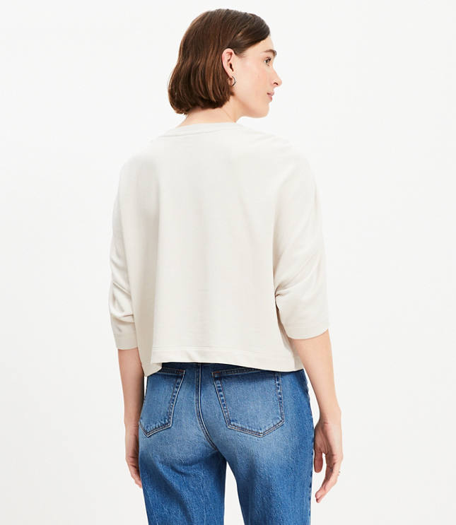 Cinched Shoulder Modern Sweatshirt carousel Product Image 3