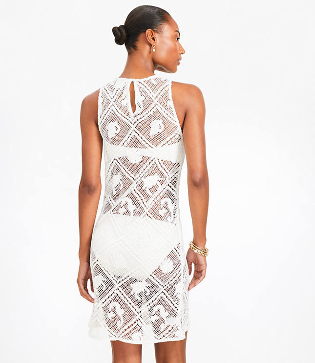 LOFT Beach Seaside Crochet Swimsuit Coverup