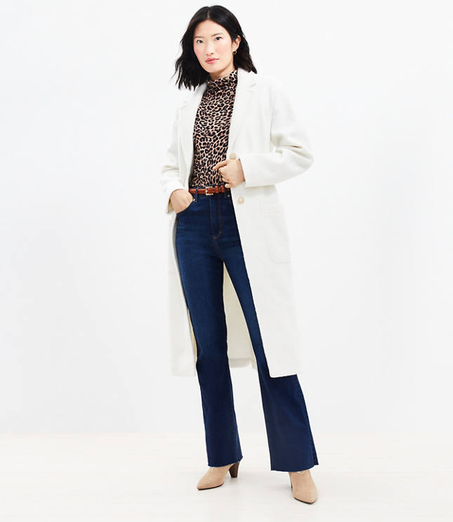 Petite Modern Tie Waist Trench Coat