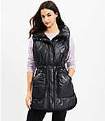 Lou & Grey Quilted Long Pocket Vest carousel Product Image 1