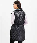 Lou & Grey Quilted Long Pocket Vest carousel Product Image 3