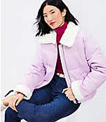 Shearling Collar Puffer Jacket carousel Product Image 2