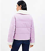 Shearling Collar Puffer Jacket carousel Product Image 3