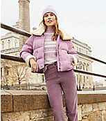 Shearling Collar Puffer Jacket carousel Product Image 4