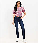 Petite Mid Rise Skinny Jeans in Vintage Dark Wash carousel Product Image 2