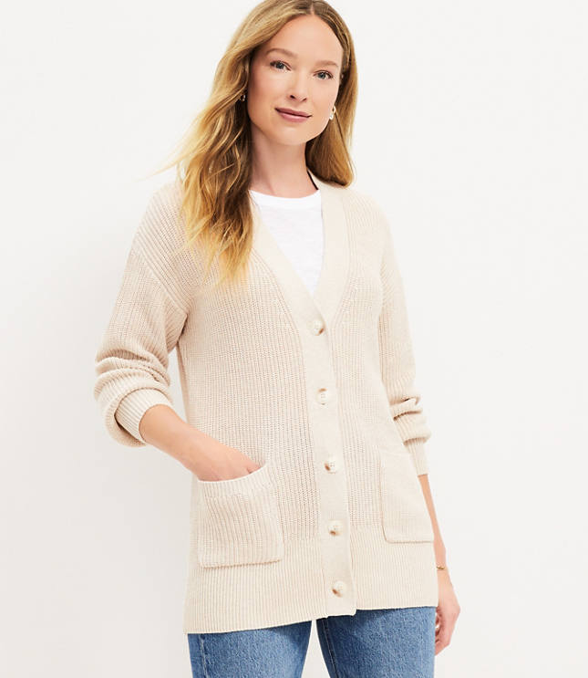 V neck shop cardigan with pockets