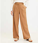 Petite Peyton Trouser Pants in Heathered Brushed Flannel carousel Product Image 1