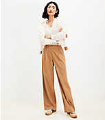 Petite Peyton Trouser Pants in Heathered Brushed Flannel carousel Product Image 2
