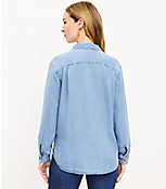 Chambray Relaxed Shirt carousel Product Image 3