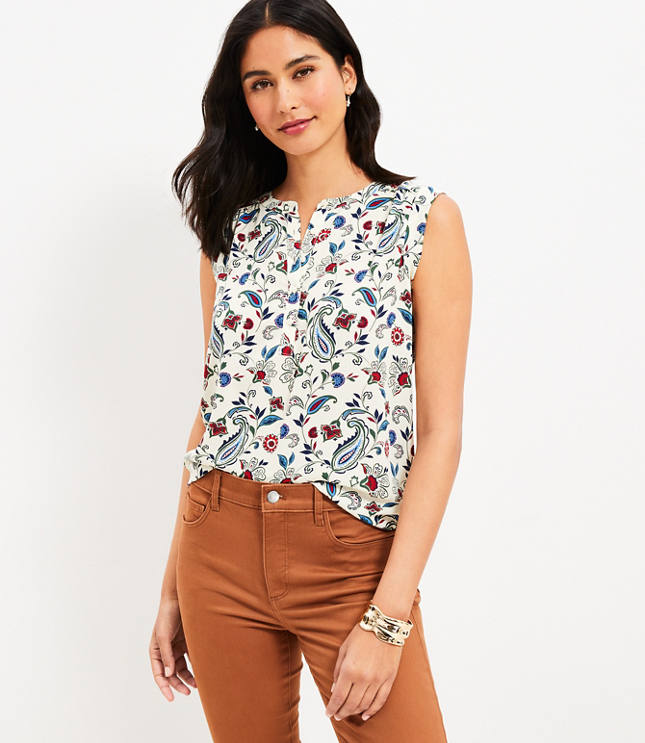 Buy LEYT Shirred Floral Blouse, Ruffle Hem Round Neck Slim Tunic Short  Sleeved Crewneck Shirred Blouse for Outdoor (M) at