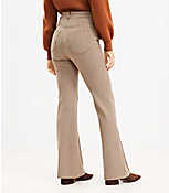 Curvy Five Pocket Flare Pants in Plaid Bi-Stretch carousel Product Image 2