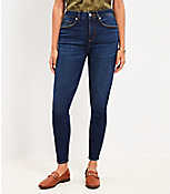 Curvy High Rise Skinny Jeans in Vintage Dark Wash carousel Product Image 1