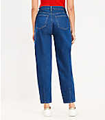 Curvy High Rise Barrel Jeans in Dark Wash carousel Product Image 2