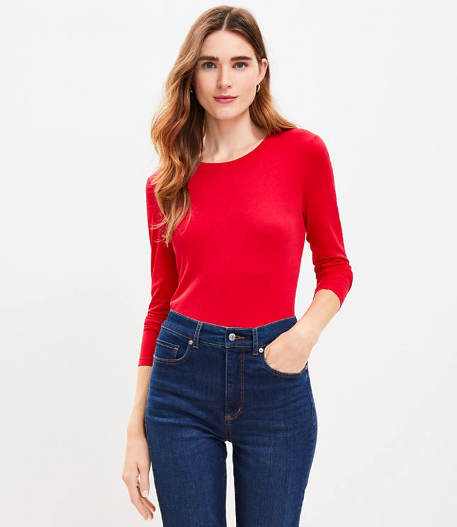 Basic Long Sleeve Tops for Women | Loft