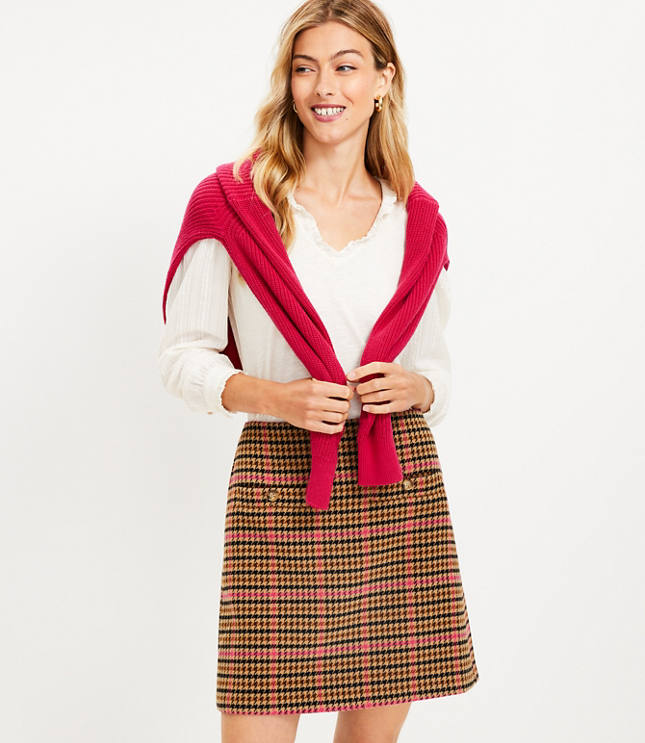 Womens Plaid Skirt