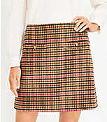 Plaid Welt Pocket Skirt carousel Product Image 2