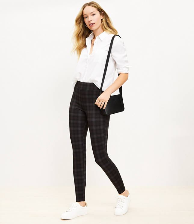 Plaid Long City Legging Pant