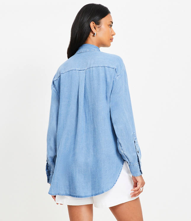 Chambray Oversized Shirt