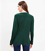 V-Neck Tunic Sweater carousel Product Image 3