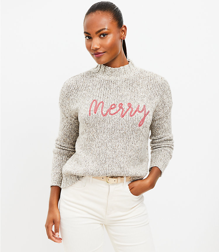 Merry Mock Neck Sweater image number 0