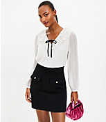 Button Pocket Shift Skirt carousel Product Image 1
