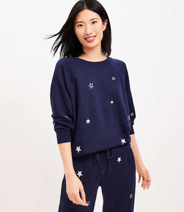 Grey star online sweatshirt