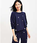 Lou & Grey Star Cozy Cotton Terry Sweatshirt carousel Product Image 1
