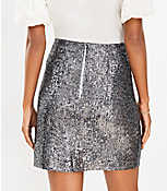 Sequin Wrap Shift Skirt carousel Product Image 3