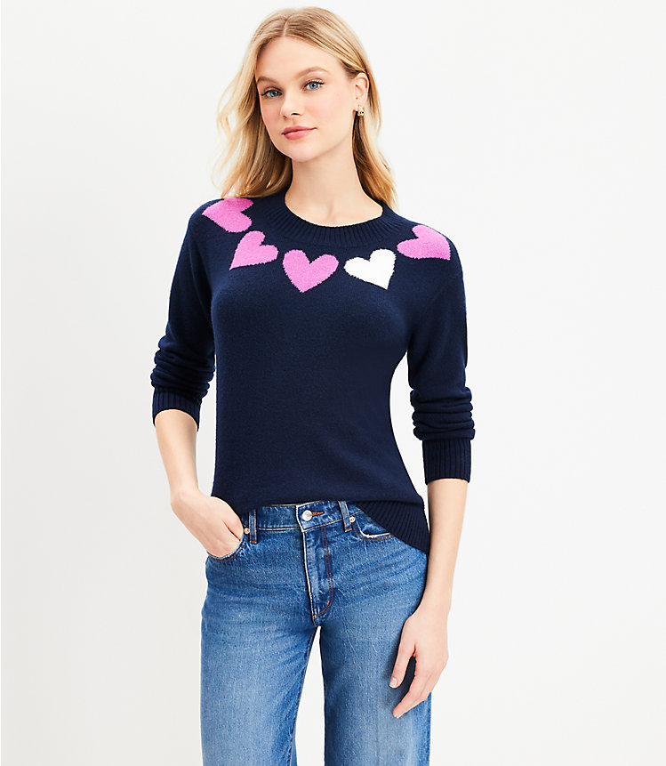 Heart Neck Sweater image number 2