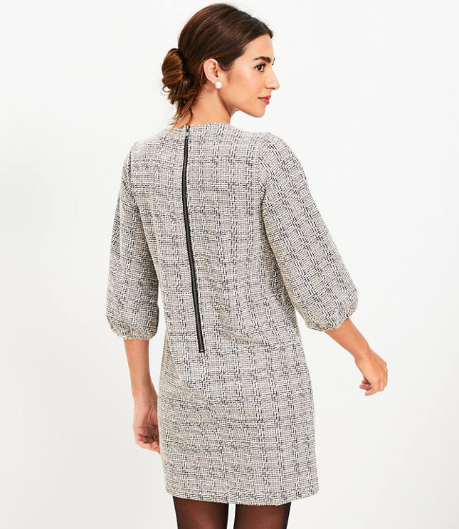 Tweed Shift Dress