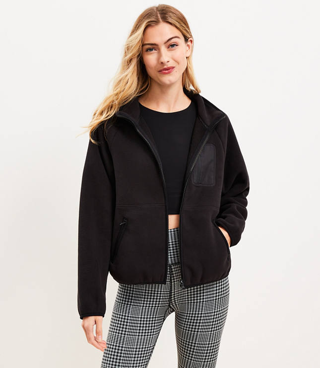 Lou & grey cozy up zip jacket sale