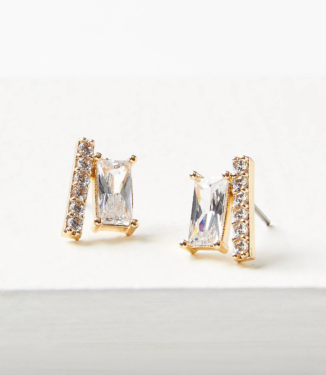 Crystal Cluster Stud Earrings