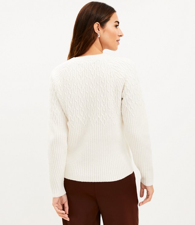Raglan Cable Sweater