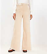 Belted Wide Leg Pants in Corduroy carousel Product Image 1