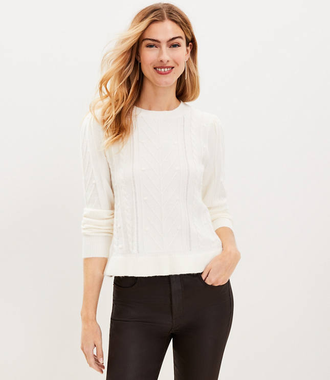 Ombre Elbow Sleeve Sweater