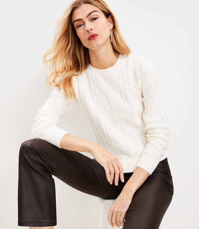 Shimmer Square Neck Sweater