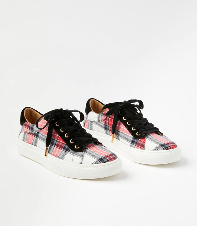 Avon tartan plaid store sneakers