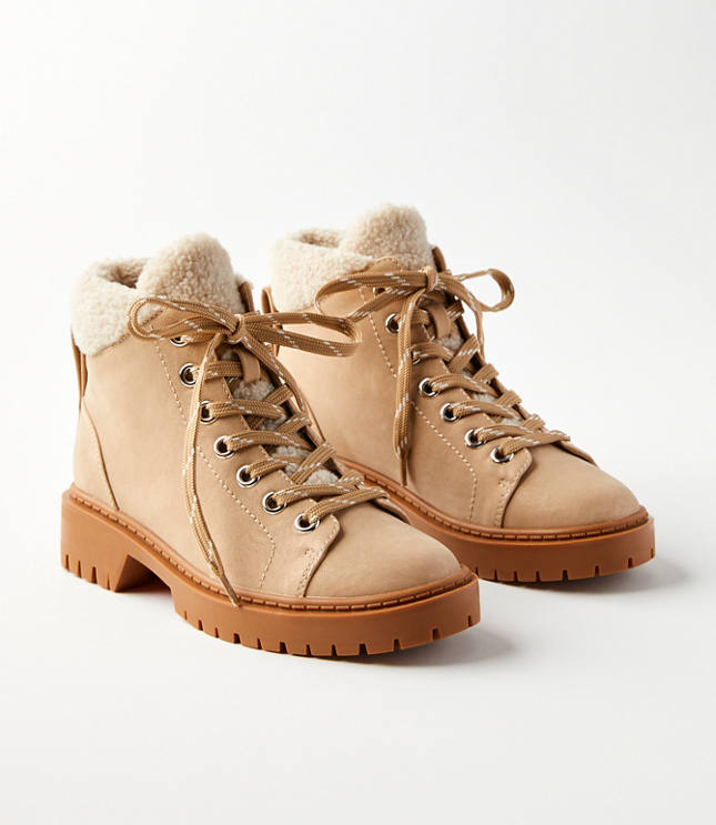 Sherpa Trim Hiking Boots