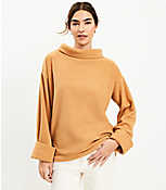 Petite Cozy Funnel Neck Tunic Top carousel Product Image 1